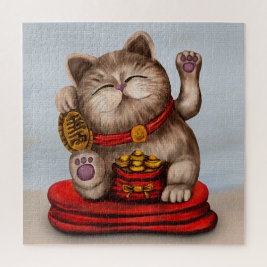 Puzzle Maneki-neko Beckoning (Vertical)