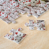 Puzzle Maneki Neko Lucky Chat Temple Tokyo Photo Japon (Côté)