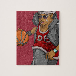 Puzzle Manga Basketball player