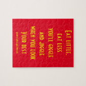 Puzzle Mange un peu (Horizontal)