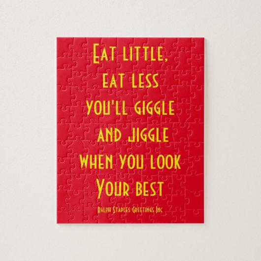 Puzzle Mange un peu (Vertical)