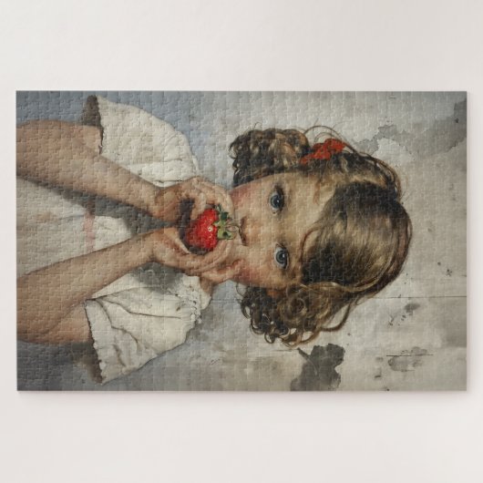 Puzzle Manger de la fraise (Horizontal)