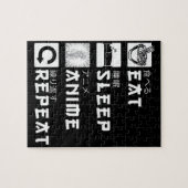 Puzzle Manger Sleep Anime Répéter Japonais Manga Lover (Horizontal)