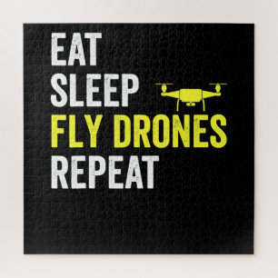 Puzzle Mangez des drones de drones de sommeil Répéter dro