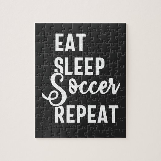 Puzzle mangez sommeil soccer répéter (Vertical)