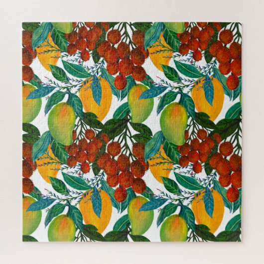 Puzzle Mango exotique : Été sans joint (Vertical)