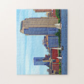 Puzzle Manhattan NY - Trois Bateaux De Manhattan Skyline (Vertical)