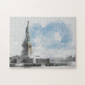 Puzzle Manhattan Nyc Liberty Statue (Horizontal)