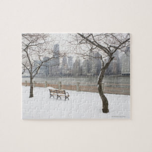 Puzzle Manhattan pendant l'hiver
