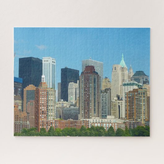 Puzzle Manhattan Skyline New York. (Horizontal)
