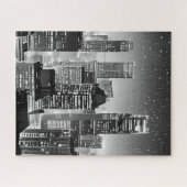 Puzzle Manhattan Under the Stars en noir et blanc (Horizontal)