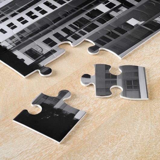 Puzzle Manhattan Under the Stars en noir et blanc (Côté)