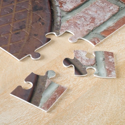 Puzzle - Manhole Cover sur brique (Côté)