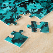 Puzzle Manie du turquoise... (Côté)