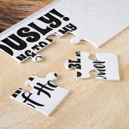 Puzzle Manifestement Mon - Drôle Bridesmaid Proposition P (Côté)