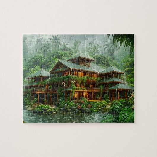 Puzzle Manoir de la Forêt Tropicale Humide (Horizontal)