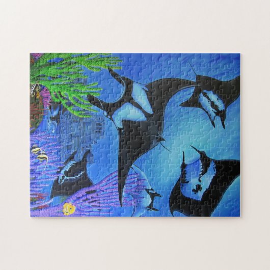 Puzzle Mantas dans Tulum (Horizontal)