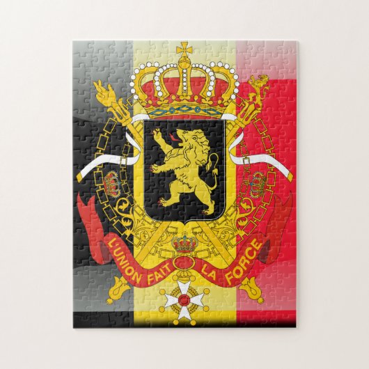 Puzzle Manteau des bras belge (Vertical)
