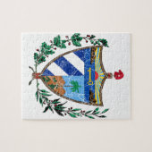 Puzzle Manteau du Cuba des bras (Horizontal)