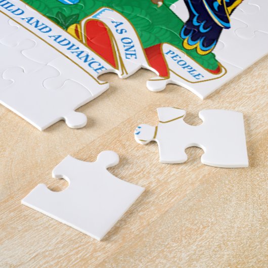 Puzzle Manteau du Grenada des bras (Côté)