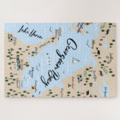 Puzzle Map of Georgian Bay (Horizontal)
