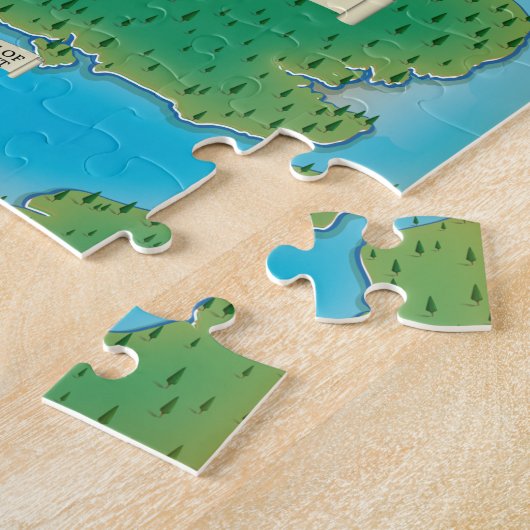 Puzzle Map of the British Isles (Côté)