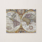 Puzzle Map of the world from 1626 (Horizontal)