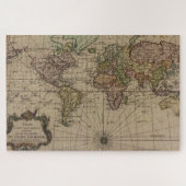 Puzzle mapa mundi mapa del globo (Horizontal)
