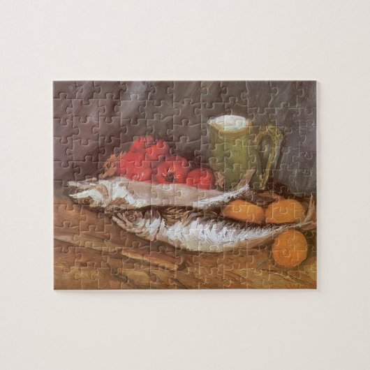 Puzzle Maquereaux, citrons et tomates par Vincent van Gog (Horizontal)