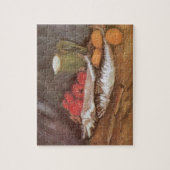 Puzzle Maquereaux, citrons et tomates par Vincent van Gog (Vertical)