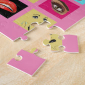 Puzzle Maquillage de beauté Cosmétique femmes face collag (Côté)