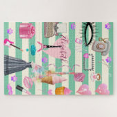 Puzzle Maquillage de filles Baignoires (Horizontal)