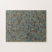 Puzzle Marbled Abstract Painting (Horizontal)