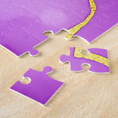 Puzzle Marbre Abstrait à Motif Or Pourpre (Côté)