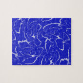 Puzzle Marbre bleu... (Horizontal)
