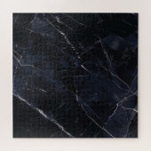 Puzzle Marbre bleu marine : texture de pierre. (Horizontal)