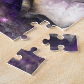 Puzzle marbre de quartz Abstrait améthyste (Côté)