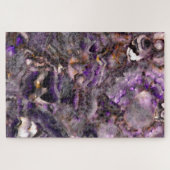 Puzzle marbre de quartz Abstrait améthyste (Horizontal)