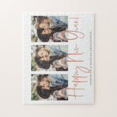 Puzzle Marbre d'or Rose en cuivre manuscrit (Vertical)