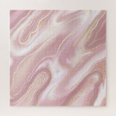 Puzzle Marbre élégant : texture or rose (Horizontal)