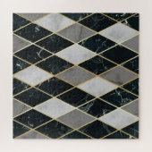 Puzzle Marbre géométrique : Gold Lines Luxe (Horizontal)