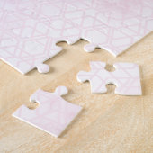 Puzzle Marbre Géométrique Rose Fumé Tripant (Côté)