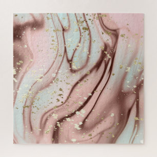 Puzzle Marbre liquide : arrière - plan abstrait, parties