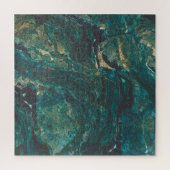 Puzzle Marbre vert foncé : texture luxueuse. (Vertical)