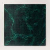 Puzzle Marbre vert foncé, texture transparente. (Horizontal)