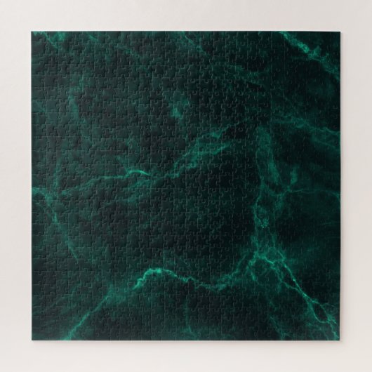 Puzzle Marbre vert foncé, texture transparente. (Vertical)