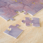 Puzzle Marbre violet et or (Côté)