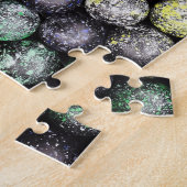 Puzzle Marbres planétoïdes Abstraites (Côté)