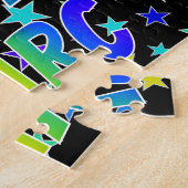 Puzzle "MARC" Prénom, Amusant "HEUREUX ANNIVERSAIRE" (Côté)