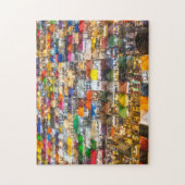 Puzzle Marché alimentaire de rue Rod Fai Bangkok Thaïland (Vertical)